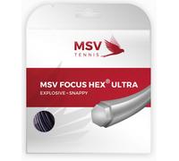 Corda da tennis MSV Focus Hex Ultra (12 m) - black - Nero (1.20 mm)