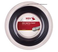 Corda da tennis MSV Hepta Twist (200 m) - anthracite - Nero (1.20 mm)