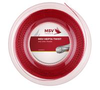Corda da tennis MSV Hepta Twist (200 m) - red - Rosso (1.30 mm)