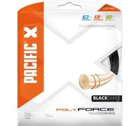 Corda da tennis Pacific Poly Force (12,2 m) - Nero (1.24 mm)