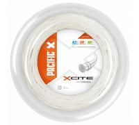 Corda da tennis Pacific X Cite (220 m) - white - Bianco (1.25 mm)