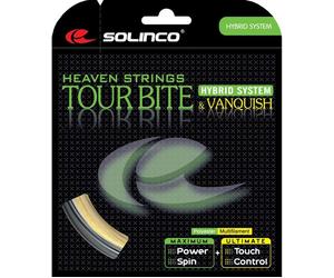 Corda da tennis Solinco Hybrid System Tour Bite/Vanquish (6,8/6,3 m) (1.20/1.30 mm)