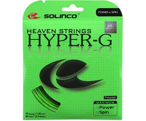 Corda da tennis Solinco Hyper-G (12 m) - Verde (1.30 mm)