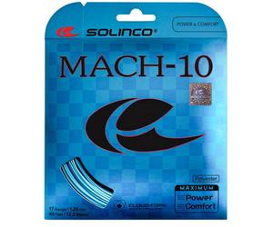 Corda da tennis Solinco Mach-10 (12 m) - Blu (1.15 mm)