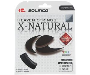 Corda da tennis Solinco X-Natural (12 m) - Nero (1.30 mm)