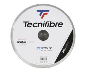 Corda da tennis Tecnifibre Razor Code (200 m) New Box - Nero (1.25 mm)