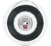 Corda da tennis Wilson Revolve Spin (200 m) - Nero (1.25 mm)