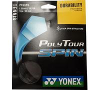 Corda da tennis Yonex Poly Tour Spin (12 m) - Nero (1.25 mm)