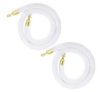 Corda del montante, Divisorio for funi, 2 pezzi di corde barriera for il controllo della folla con gancio, protezione sicurezza esterna, for i teatri delle banche Whotel