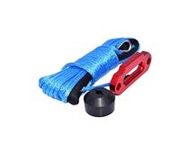 Corda dell'argano, Cavo verricello blu da 6 mm * 15m con hewse Failead coperchio del for ATV UTV, linea dell'argano, corda Kevlar, cavo for barca