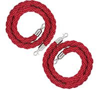 Corda deluxe blu per il controllo delle code con ganci dorati, barriera di sicurezza intrecciata per la gestione della folla, elegante divisore per eventi e luoghi