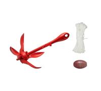 Corda di ancoraggio, Ancora pieghevole con rampino portatile con corda da 20 m con galleggiante da 2,5 kg con rampino for barca a vela motoscafo sci da pesca,Multiuso