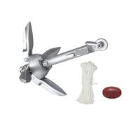 Corda di ancoraggio, Ancora pieghevole for ancora da barca da 0,7 kg con corda da 65 piedi e boa for canoe da pesca Jet Ski SUP Board,Multiuso