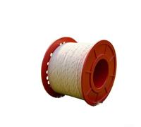 Corda di avviamento da 100 m per tosaerba, motosega e sistemi di riavvolgimento con elevata resistenza alla fatica e bruciatura pulita durante il taglio delle estremità (4 mm x 100 metri)