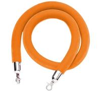 Corda di barriera for for hotel, ospedale, banca, controllo della folla, corde sospese in velluto da 3/4/104 piedi, corda sostegno for(Orange,1.5m/5ft/59in)