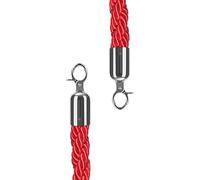 Corda di barriera per la coda, Corda di canapa con montanti, linee sospensione for pali da 3, 5, 6 e 10 piedi for l'ingresso 'hotel(Red,60cm/2ft)