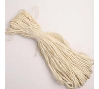 Corda di Canapa Biodegradabile 5m Rustica per fai da Te Corda | Materiale naturale, aspetto rustico, ideale per regali, no tossici, per facile da tagliare(B-100m)