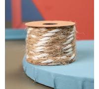 Corda di Canapa Biodegradabile 5m Rustica per fai da Te Corda | Materiale naturale, aspetto rustico, ideale per regali, no tossici, per facile da tagliare(C-5m)