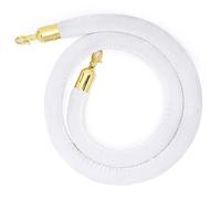 Corda di controllo, corda barriera for pali for il della folla, velluto for coda, for for grandi inaugurazioni teatri (rosso 2, 1,5 m/5 piedi/59 pollici)(White,1.2m/4ft/47in)