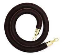Corda di controllo, corda barriera for pali for il della folla, velluto for coda, for for grandi inaugurazioni teatri (rosso 2, 1,5 m/5 piedi/59 pollici)(Black,1.4m/4.6ft/55in)