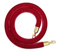 Corda di controllo, corda barriera for pali for il della folla, velluto for coda, for for grandi inaugurazioni teatri (rosso 2, 1,5 m/5 piedi/59 pollici)(Red2,0.9m/3ft/36in)