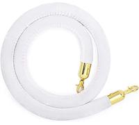 Corda di controllo della folla, 1.2" Thick Crowd Control with, Velvet Replacement Rope for Red Carpet, 5ft Long(White)