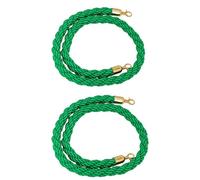 Corda di controllo della folla, Barrier for Crowd Control,Stanchion Hemp Rope Barriers Queue Line for Posts Pole 1/1.5/2/2.5/3meter(Green,1.5meter)