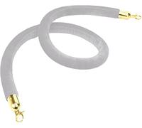 Corda di controllo della folla, Barrier Rope 2 3 4 5 8 10 Feet Long Queue Lines with, .2cm Soft Foam Core(350cm/137.8 in)