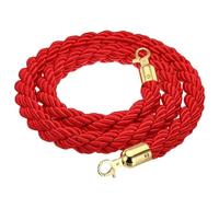 Corda di controllo della folla intrecciata in nylon da 2/3/4/5/6/7/8/9/10 piedi for club, hotel, banche, ospedali, con gancio dorato.(1PC,9ft/2.7m/108in)
