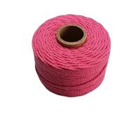 Corda di cotone da 80 m/rotolo, spago colorato, spago macramè, accessorio decorativo for la casa e il matrimonio(Rose)