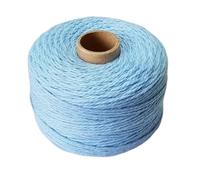 Corda di cotone da 80 m/rotolo, spago colorato, spago macramè, accessorio decorativo for la casa e il matrimonio(Water blue)