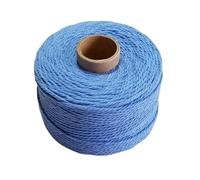 Corda di cotone da 80 m/rotolo, spago colorato, spago macramè, accessorio decorativo for la casa e il matrimonio(Sky blue)
