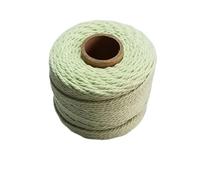Corda di cotone da 80 m/rotolo, spago colorato, spago macramè, accessorio decorativo for la casa e il matrimonio(Green)