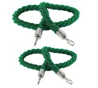 Corda di delimitazione con pali intrecciati Braided Hemp Barrier Rope For Crowd Control Multicolor 1-3M(Grün,3M)