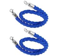 Corda di delimitazione con pali intrecciati Braided Hemp Barrier Rope For Crowd Control Multicolor 1-3M(Blu,1M)