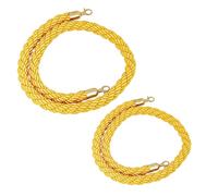 Corda di delimitazione con pali intrecciati Braided Hemp Crowd Control Barrier Rope Multicolor 1-3m 2.8cm(Unique Colour,1M)