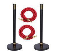 Corda di gestione delle code, For linee di servizio, musei, casinò e ristoranti, ganci in acciaio inox/1 palo/fune 250 cm/98,4 pollici(2 Post,Rope 200Cm/78.7 in)