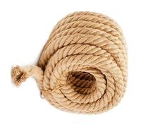 Corda di iuta, Corda di canapa, Corde di canapa da 15 mm, Corda di iuta for decking, Corda di spago for decorazione da giardino di guerra super resistente a 4 fili for artigianato fai-da-te (dimension