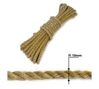 Corda di iuta corda di iuta corda da giardino corda da 1,5 - 25 m corda Ø...