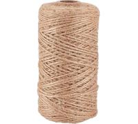 Corda di iuta da 100 m, corda sottile for macramè, spago di canapa for imballaggio da giardino fatto a mano, rotolo di filo da appendere