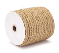 Corda di iuta naturale tosadata, 6 mm, lunghezza 30 m, corda per fai da te, giardinaggio, decorazione, artigianato