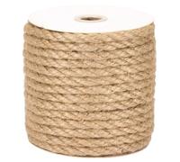 Corda di iuta naturale tosadata, 8 mm, lunghezza 20 m, corda per fai da te, giardinaggio, decorazione, artigianato
