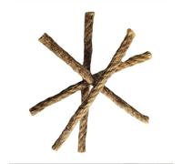 Corda di iuta per accendere il fuoco, confezione da 10 pezzi, per campeggio all'aperto, sopravvivenza, bushcraft, accensione