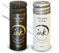 Corda di Mappatura Sopracciglia, Mappatura Pre-inchiostrata in bianco e nero [bottigle da 100 ft] Sopracciglia per trucco permanente e microbading 60m (200 ft) totale