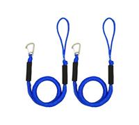 Corda di Ormeggio, 2 pezzi Bungee for barche Dock Line con anello Corde for for l'attracco Marine Loop Corda elastica Cavo di ancoraggio(Blauw)