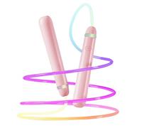 Corda di salto in grigio, corda di salto per bambini | Catena da doccia salto lampeggiante LED luminoso | Luce sportiva un giocattolo leggero regolabile per ragazzi e ragazze