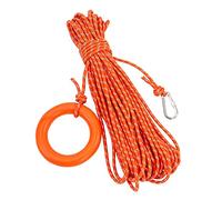 Corda di salvataggio fluttuante riflessiva professionale linea da lancio moschettone e anello per mano capacità 2000N nuoto vela pesca