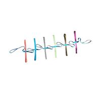 Corda di Sicurezza 1 Pezzo per Ragazzo Ragazza, Maniglie Colorate | Nylon Simulato, Impugnature Morbide, per Gruppi Prescolari e Passeggini, Uso All'aperto e Aeroporti