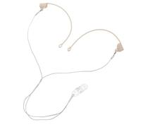 Corda di Sicurezza Due in Apparecchi Acustici e Occhiali | Silicone Beige, Ganci Auricolari Staccabili, Set da 1, per Anziani e Uso Quotidiano al Chiuso e Piedi