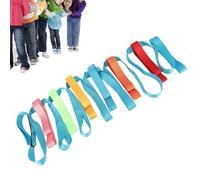 Corda di sicurezza per bambini, 368 cm, anti-smarrimento, corda di sicurezza per bambini, corda di sicurezza per esterni, con 12 manici colorati, per asilo nido e scuola materna (1 pezzo)